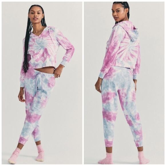 LoveShackFancy Etty Tie Dye Joggers Size Medium